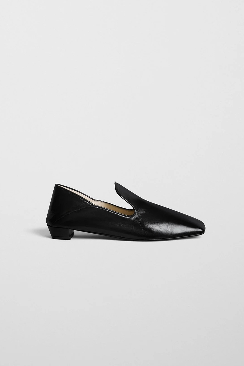 Man's Slipper 20 | Black Leather