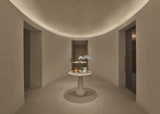 minimalist spa area at The Edition Madrid