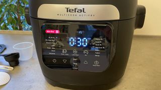 Tefal Multicook Actify Air Fryer menu