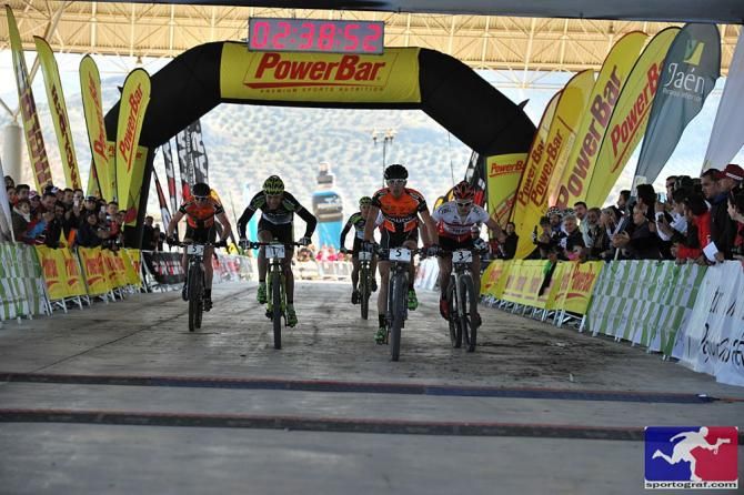 The sprint finish of stage 1