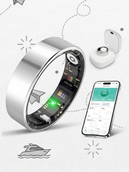 Smart Ring - IP68 waterproof Fitness & Health Tracker 