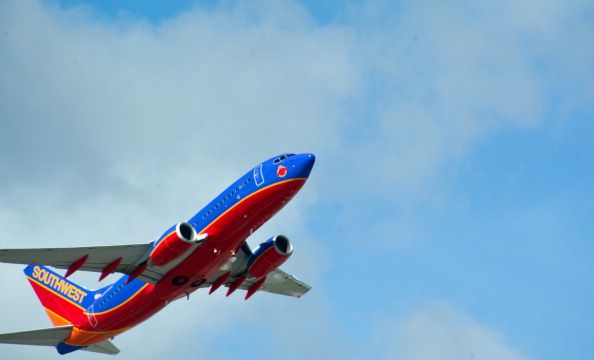 A Southwest Airlines plane.