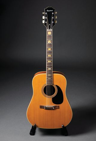 Slash's early 1970s Epiphone 6830 acoustic guitar