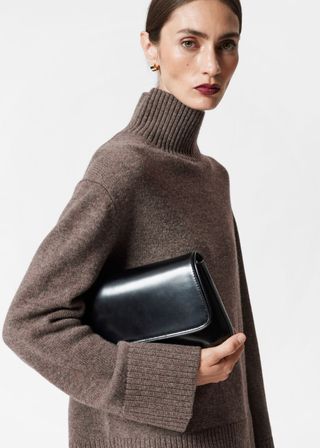 Oversized Turtleneck Wool Jumper