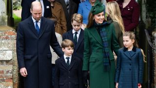 Prince William, Prince Louis, Prince George, Kate Middleton and Princess Charlotte