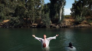 A man in the River Jordan