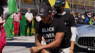 F1 champion Lewis Hamilton in the Netflix docuseries "Formula 1: Drive to Survive