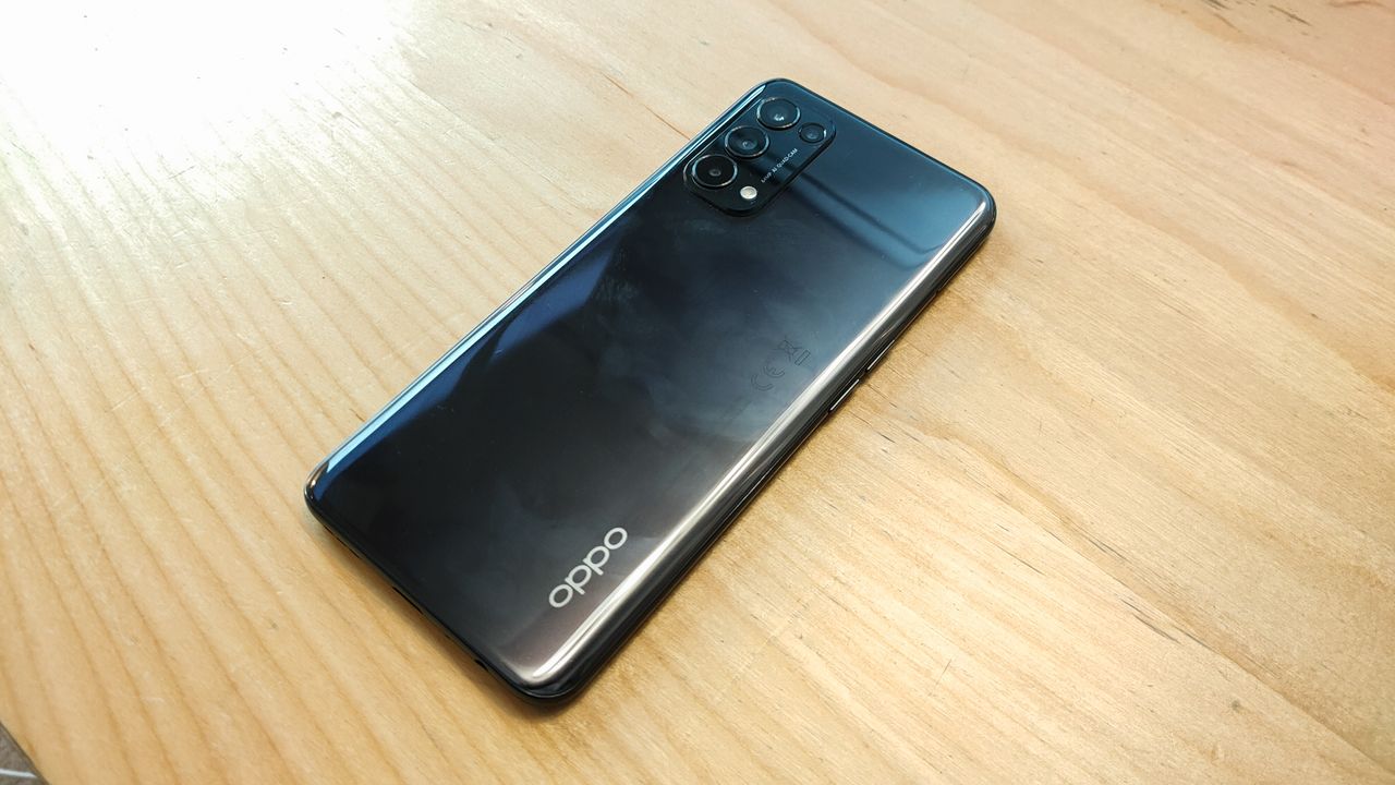 The Oppo Find X3 Lite rear