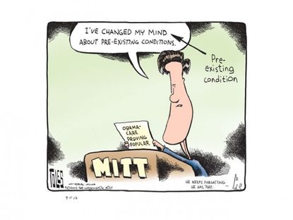 Romney's pre-existing condition