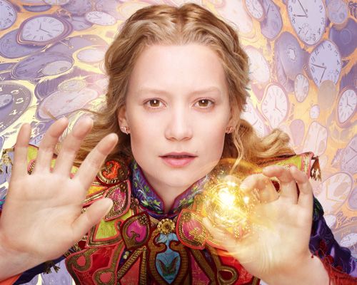 Alice in Alice Through the Looking Glass Mia Wasikowska