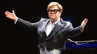 Elton John on stage