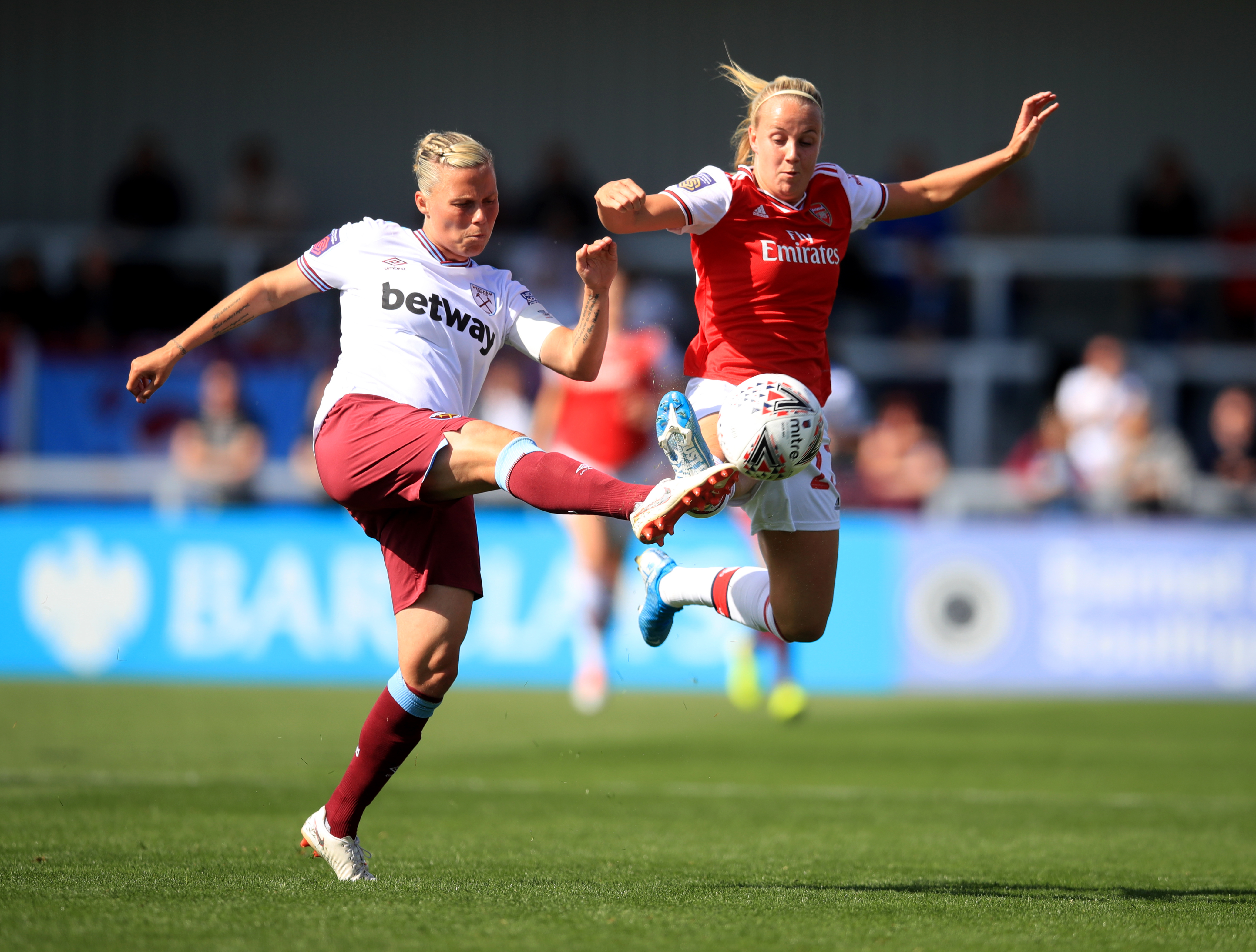 Gilly Flaherty (left) says West Ham need greater consistency in 2020-21 (Adam Davy/PA).