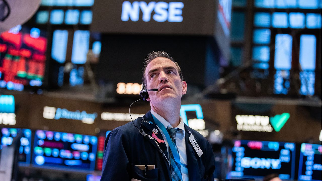 Trader on the New York Stock Exchange