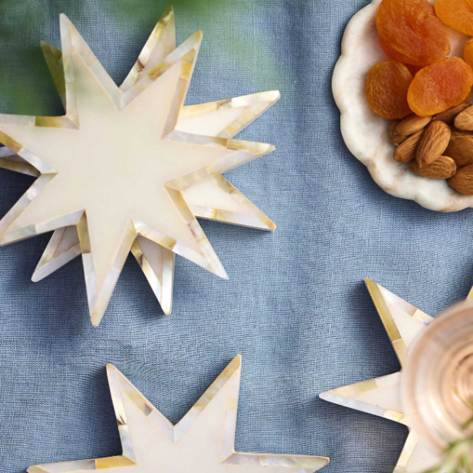 Marble Star Coasters, Set of 4