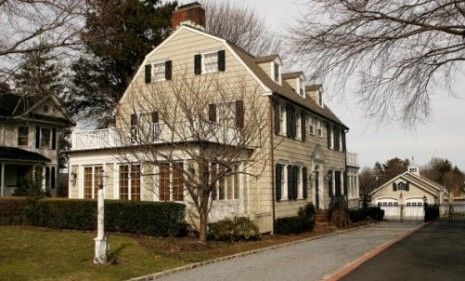 The Amityville horror house.