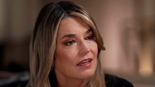 Savannah Guthrie gets emotional talking about her missing mother in an interview with Hoda Kotb.