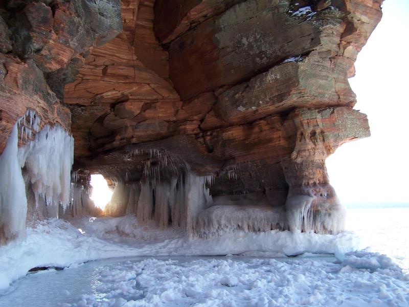 Icicles and Frozen Waterfalls: The Ice Caves of Apostle Islands | Live ...