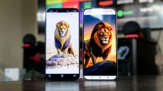 iOS 26 Image Playground on iPhone 16 Pro Max and Android 16 Pixel Studio on Pixel 9 Pro XL.