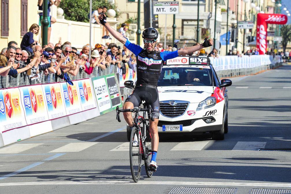 Danilo Celano takes the Giro dell'Appennino.