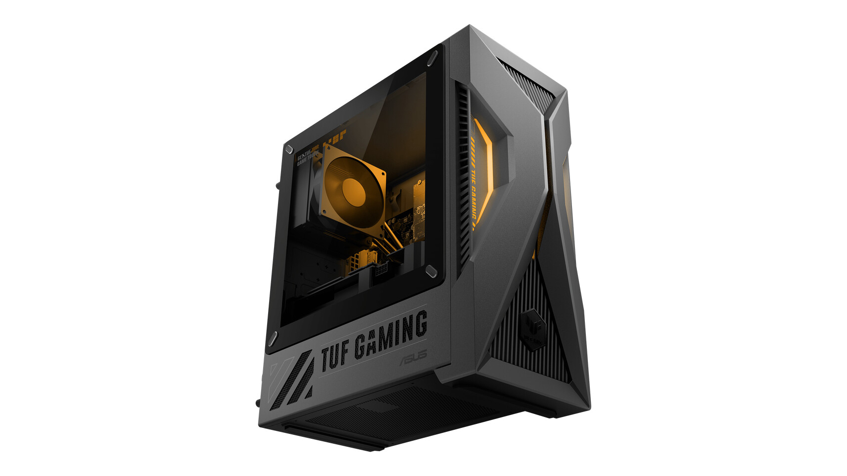 The Asus TUF Gaming T500 gaming desktop