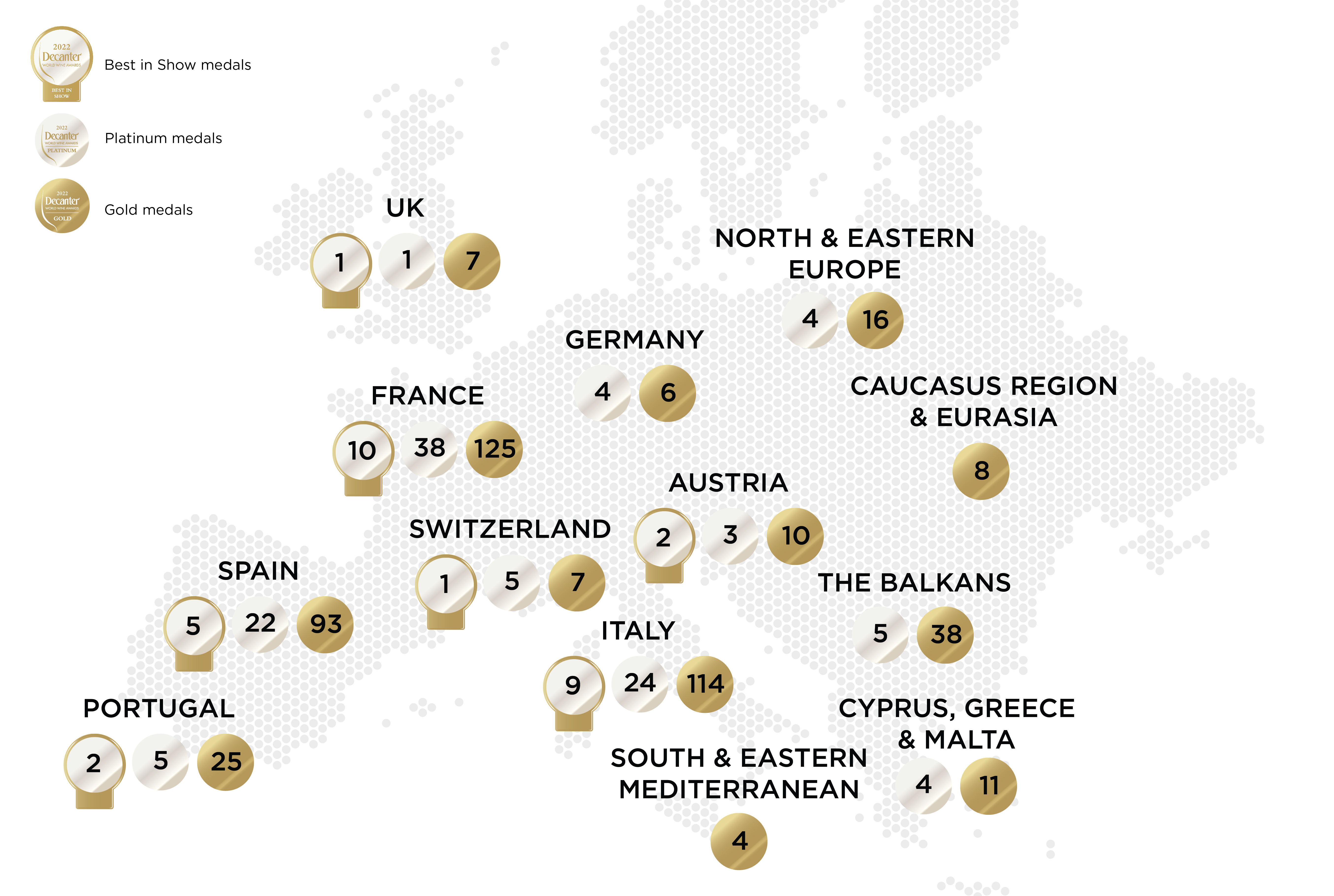 DWWA Europe Map 2022