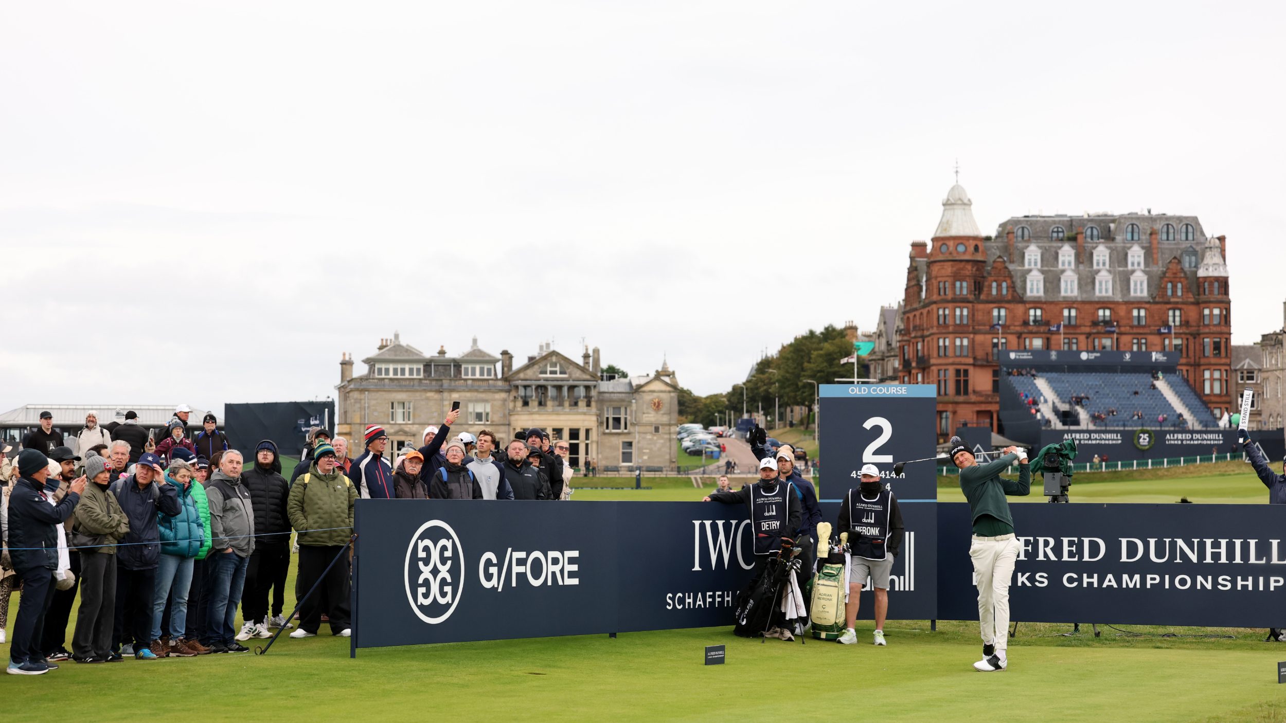 Adrian Meronk at the Old Course, St Andrews