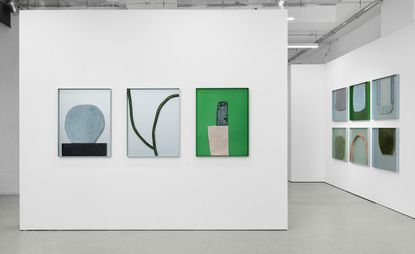 Installation view of ‘23 Bas Reliefs’ by Ronan Bouroullec at Galerie Kreo