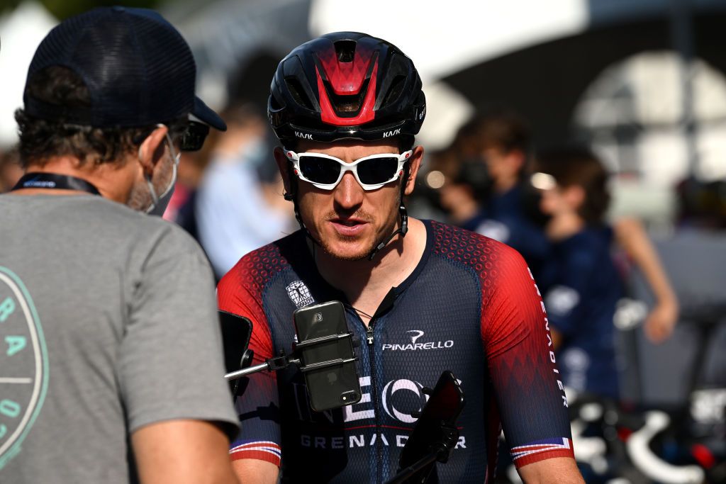 MONTREAL QUEBEC SEPTEMBER 11 Geraint Thomas of United Kingdom and Team INEOS Grenadiers prior to the 11th Grand Prix Cycliste de Montreal 2022 a 221km one day race from Montreal to Montreal GPCQM WorldTour on September 11 2022 in Montreal Quebec Photo by Dario BelingheriGetty Images