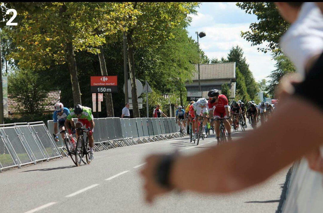 Nacer Bouhanni appears to clash with Anthony Maldonado