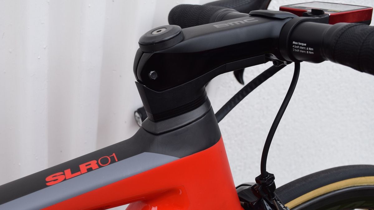 BMC's new stem system is adjustable with the oblong shaped spacers