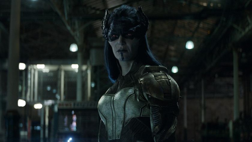 Carrie Coon as Proxima Midnight in Avengers: Infinity War