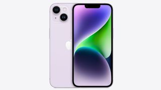 El iPhone 14 en púrpura