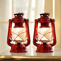 Set of 2 red hanging lanterns | was £29.99, now £23.99