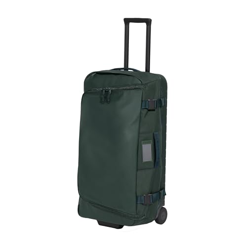 Away Active Rolling Duffle 85l - Large Travel Duffle Bag With Wheels, Durable Checked Luggage Suitcase for Men & Women, Foldable Weekender Bag, Forest Green