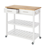 StyleWell Glenville Cream White Rolling Kitchen Cart: was $269 now $228 @ Home Depot