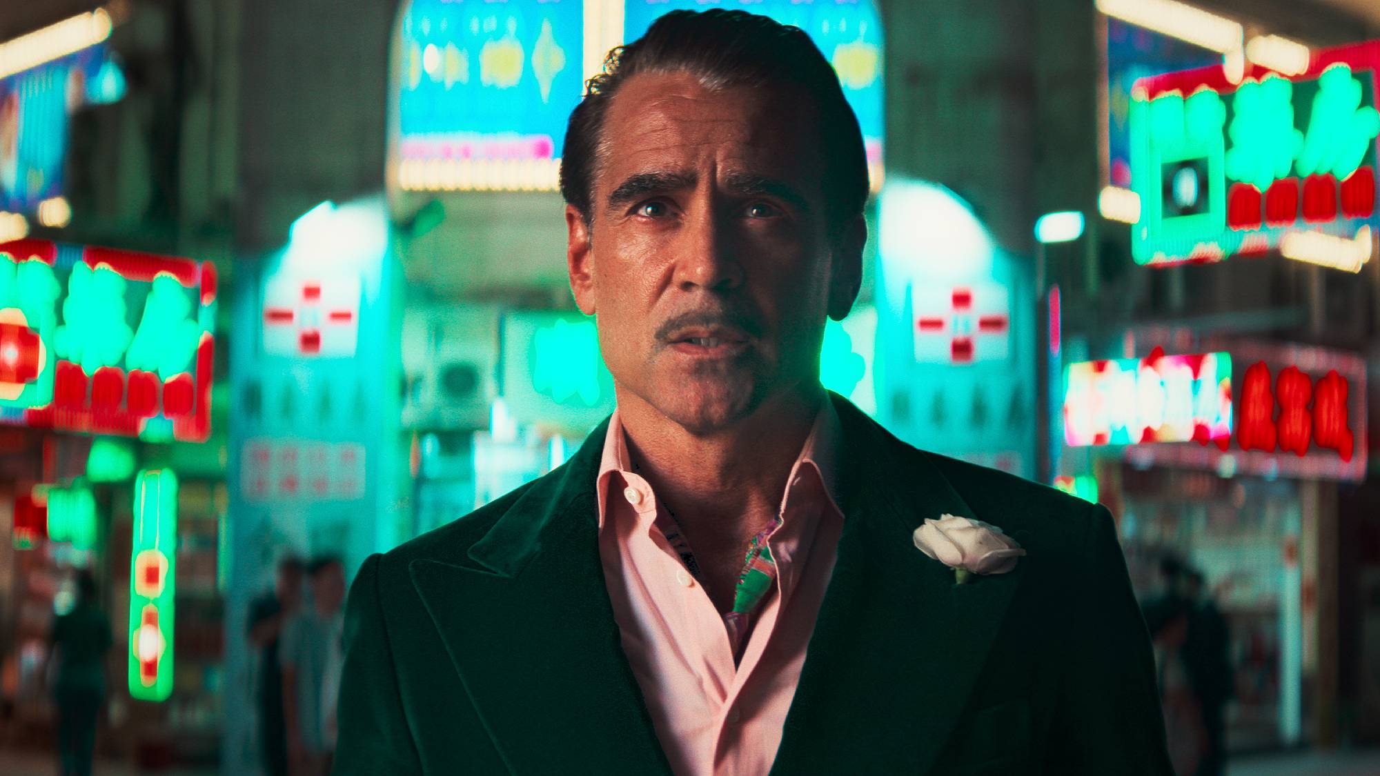 Colin Farrell in &quot;Ballad of a Small Player&quot; on Netflix