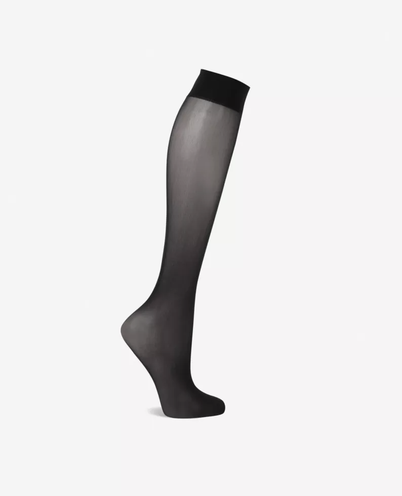 WOLFORD, Individual 10 Stretch-Woven Knee-Highs