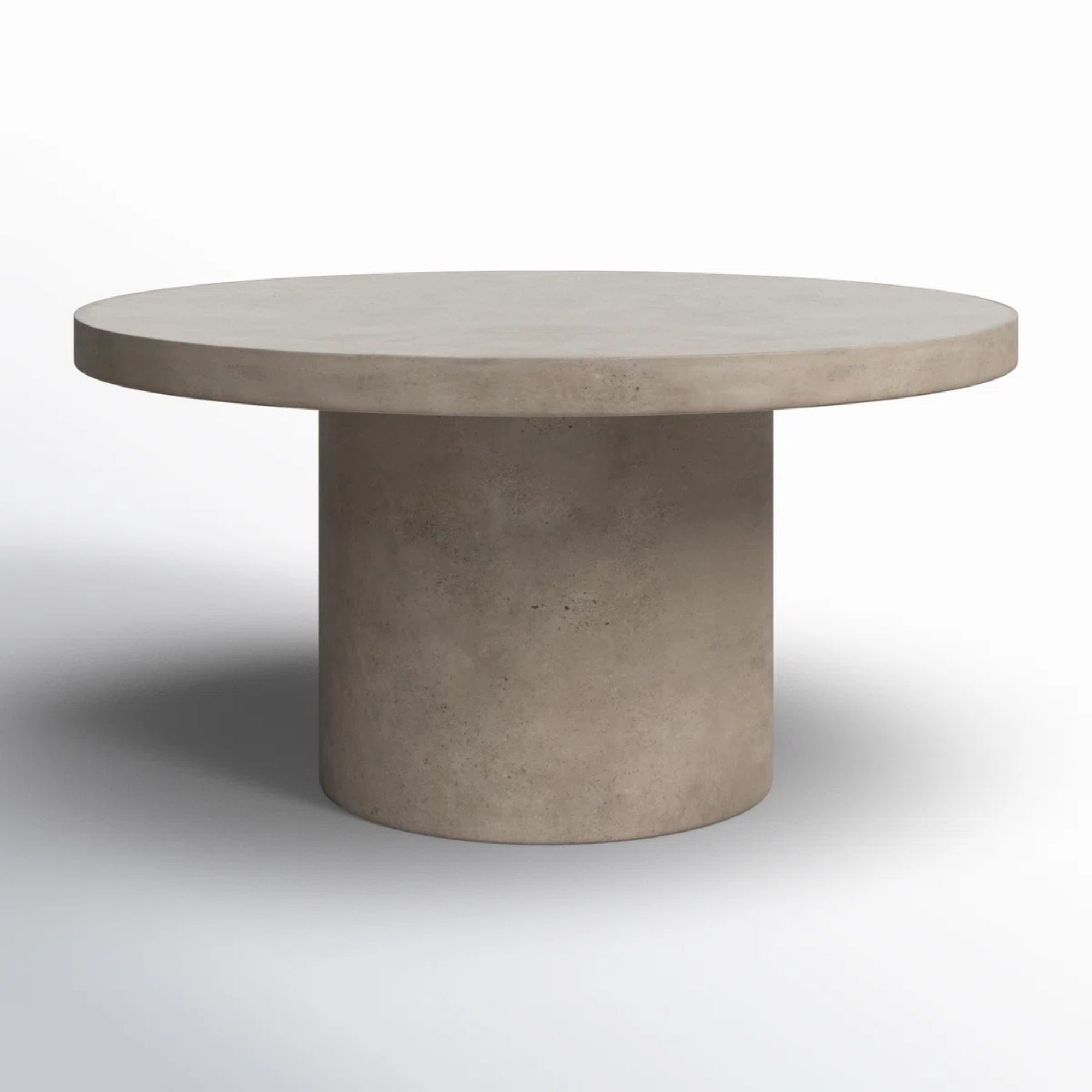 Maraca Concrete Pedestal Dining Table