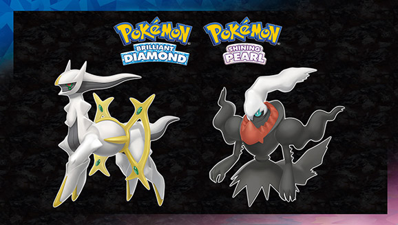 Pokémon Legends Arceus mythical creatures Arceus and Darkrai