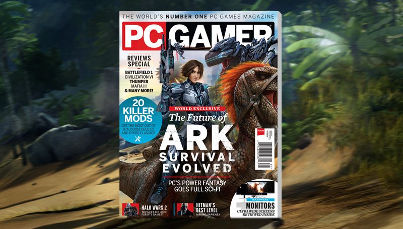 PC Gamer US January issue: Ark Survival Evolved | PC Gamer - 800 x 455 jpeg 80kB
