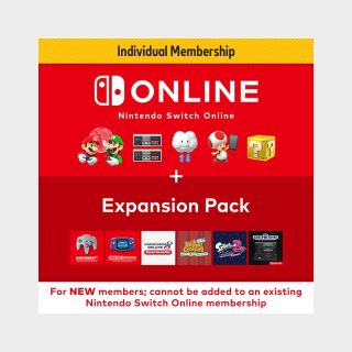 Nintendo Switch Online card on a plain background