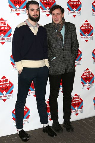 Kevin Baird And Alex Trimble At The NME Awards, 2014