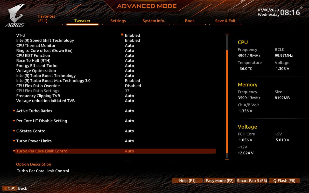 Gigabyte Z490 Aorus Extreme