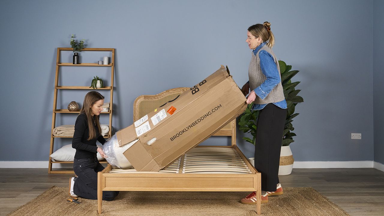 Two testers unbox the Brooklyn Bedding CopperFlex Pro Hybrid Mattress