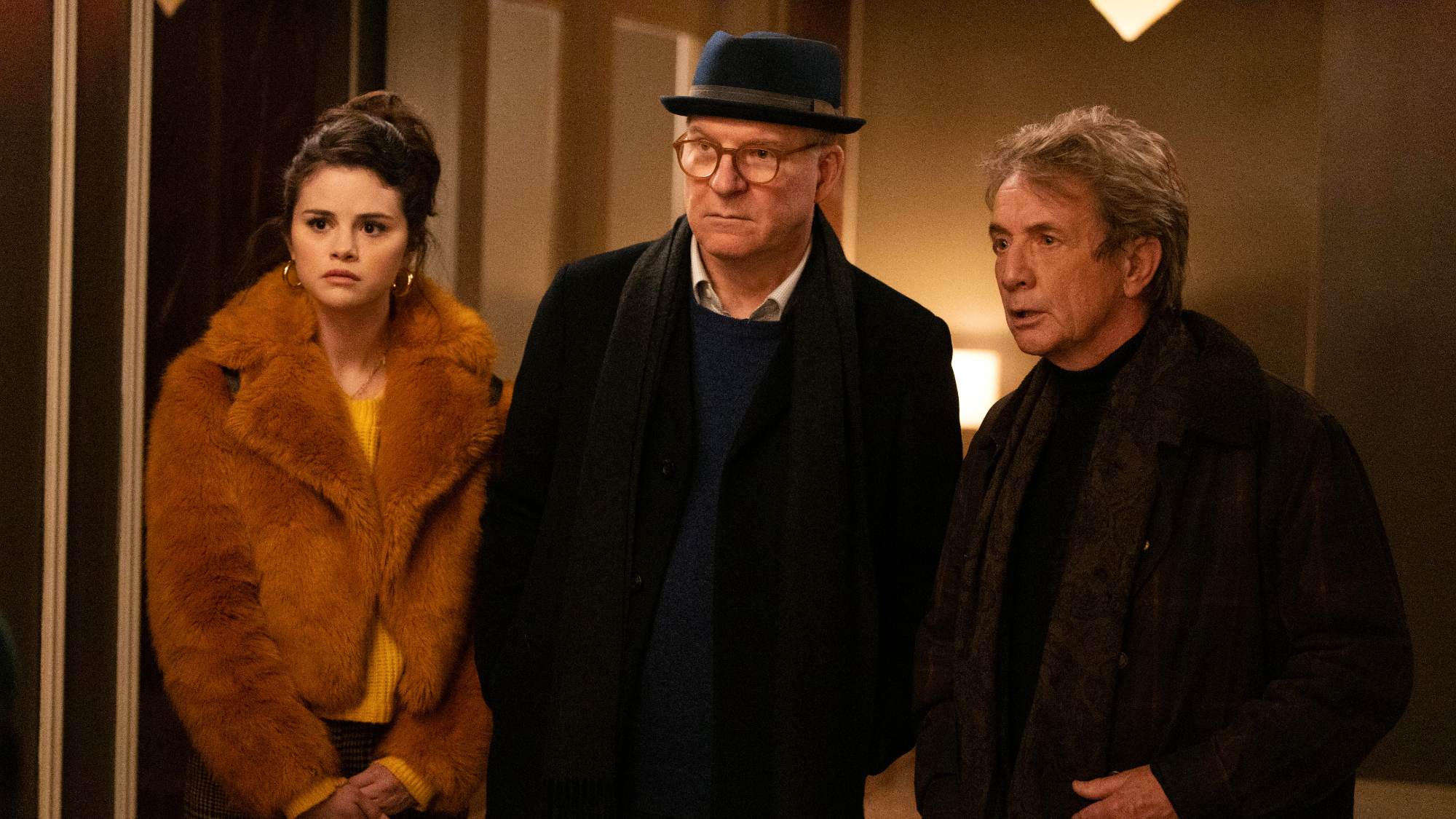 Selena Gomez, Steve Martina and Martin Short star in Only Murders in the Building