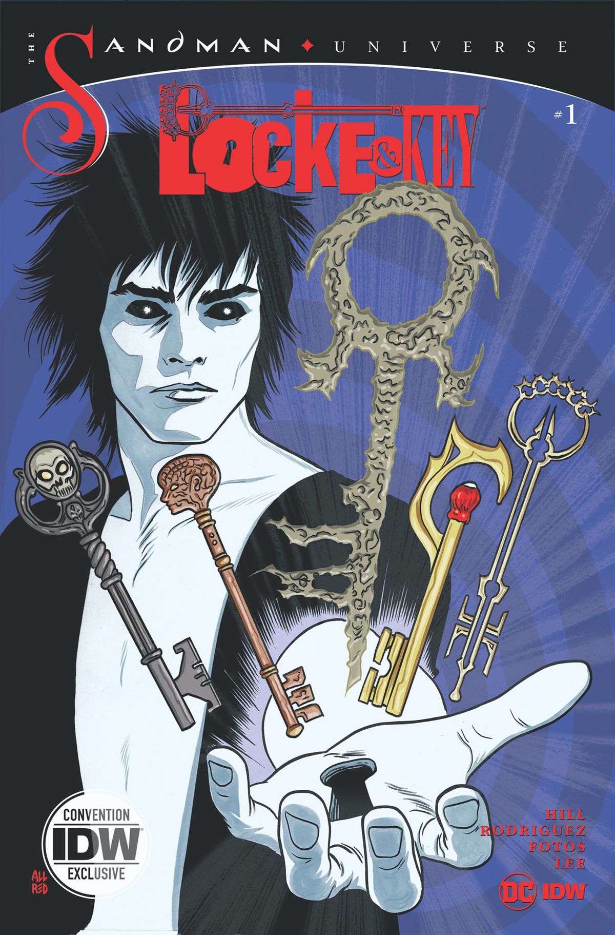 Locke &amp; Key / The Sandman Universe: Hell &amp; Gone #1 cover