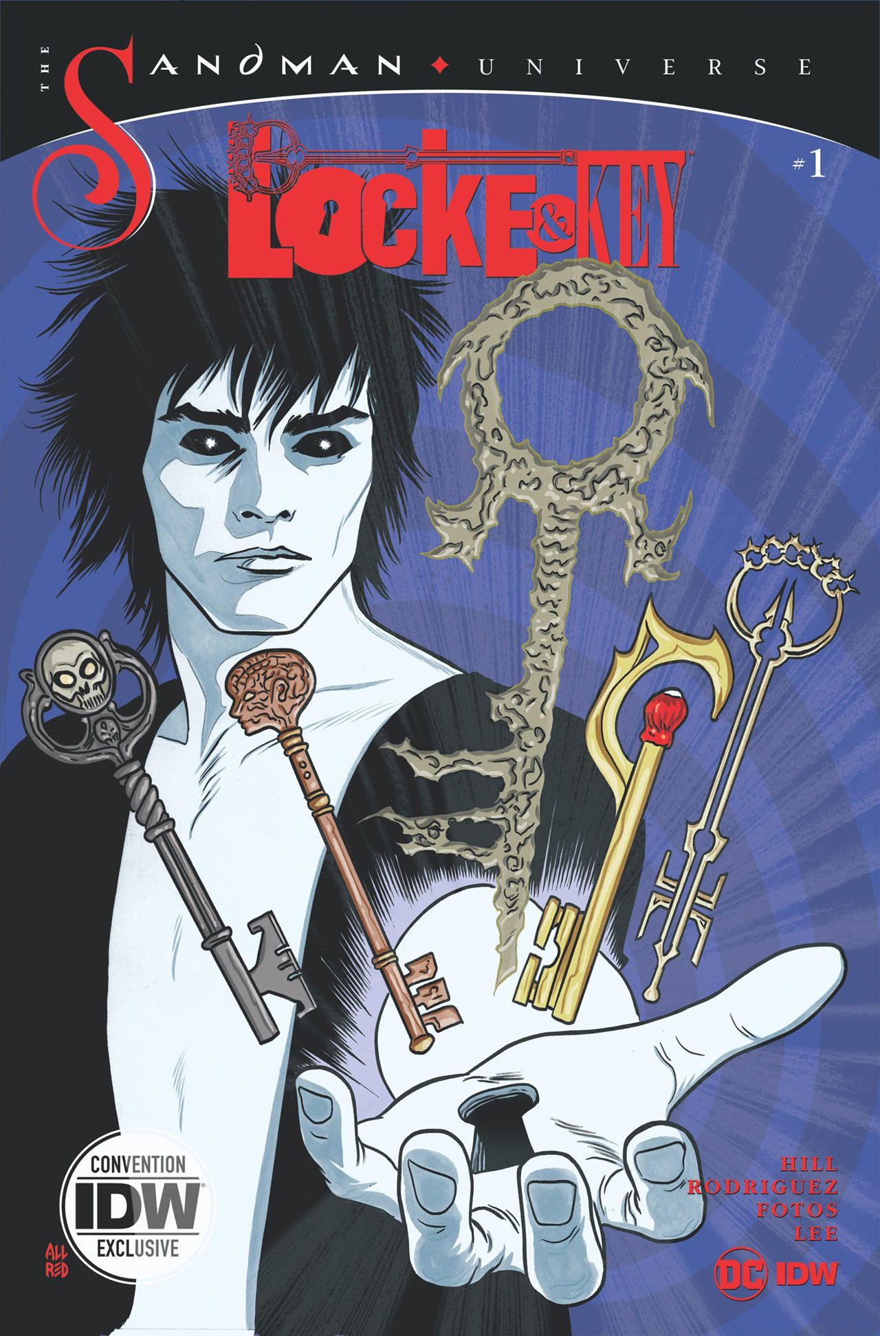 Locke &amp; Key / The Sandman Universe: Hell &amp; Gone #1 cover
