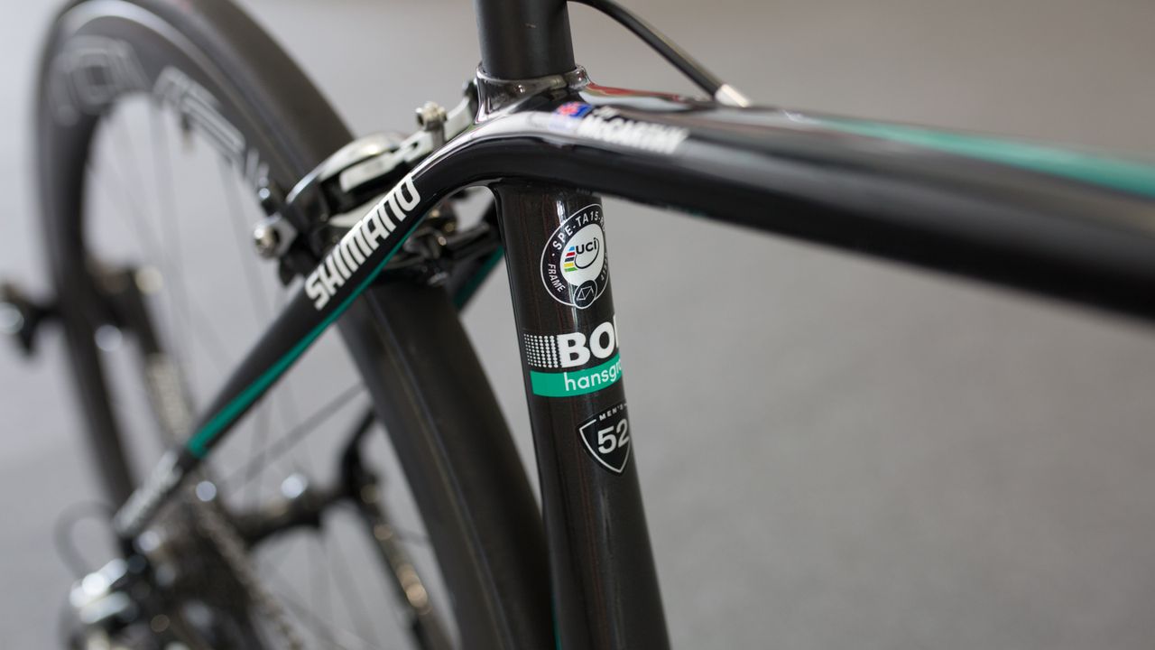 McCarthy rides a 52 frameset