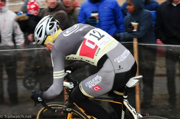 Tristen Schouten (Cyclocrossracing.com) was having a great race