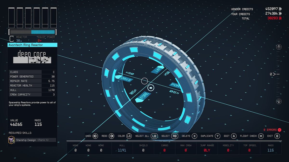 Screenshot of Starfield mods